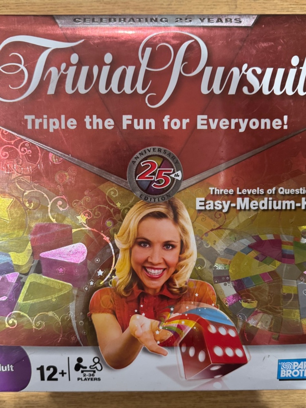25th Anniversary Party Game - Red and Gold Edition